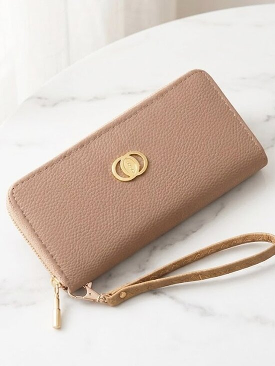 Elizabeth Besich Handbags - Ladies Khaki Ladies Casual Wallet 